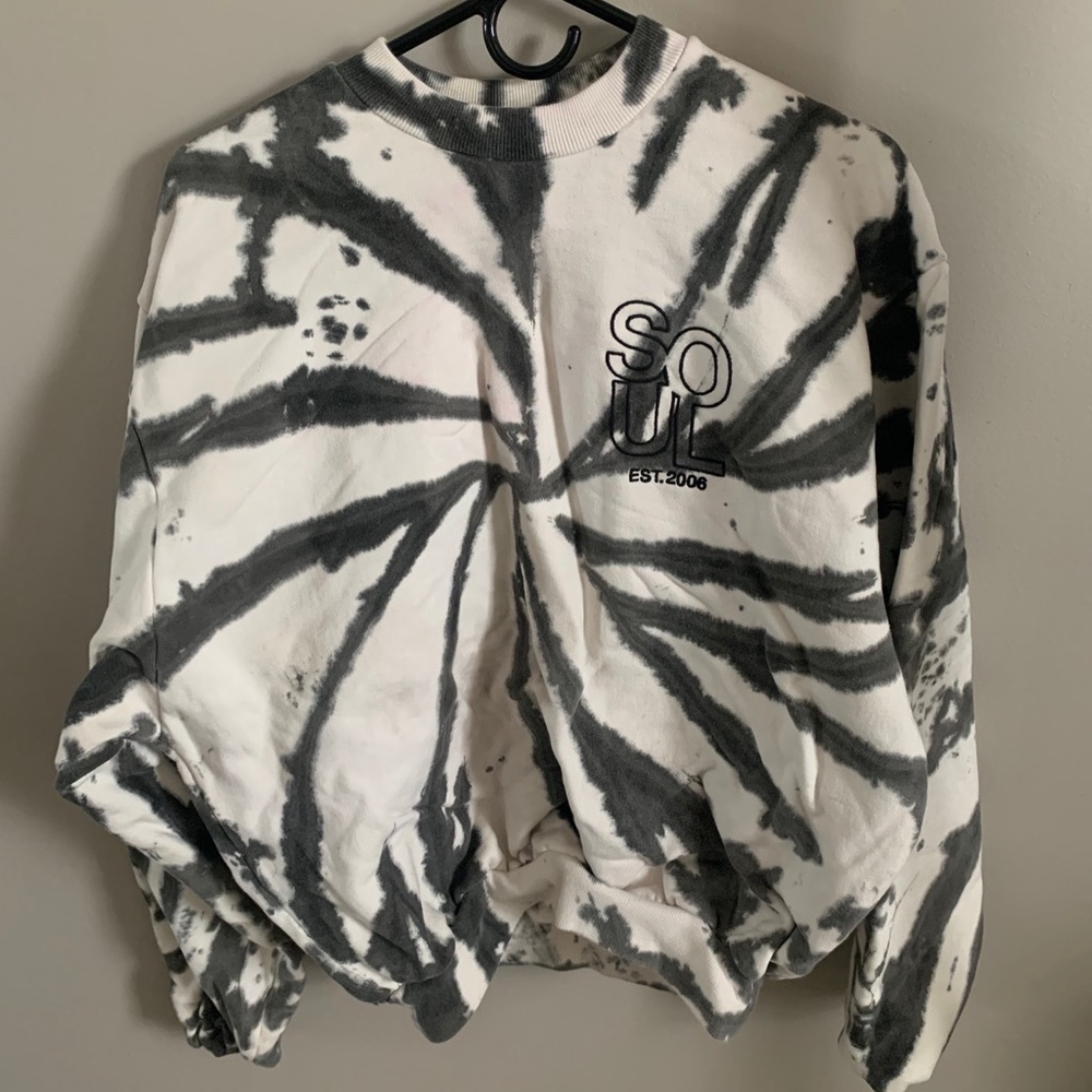SoulCycle tie-dye crewneck